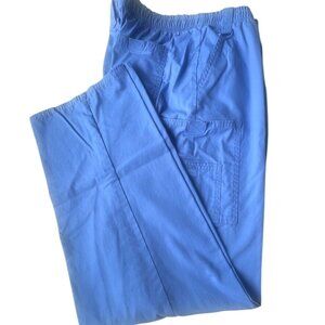 Dickies Blue XL EDS Signature Unisex Zip‎ Fly Pull-On Scrub Pant | 81006 Cargo